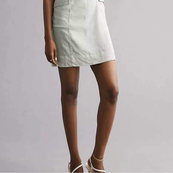 Anthropologie Square-Neck Mini Dress - Picture 8 of 17